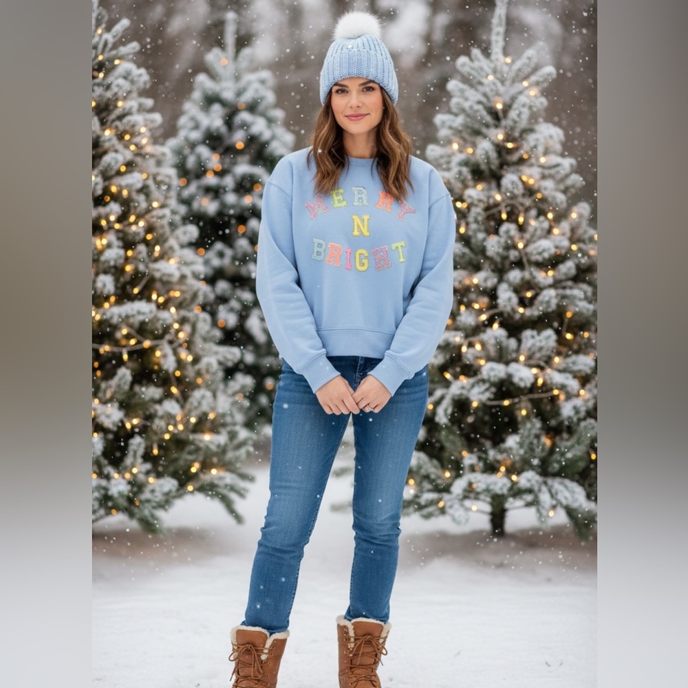 EUC Merry & Bright Judith March Christmas Pullover Sweater SZ XL